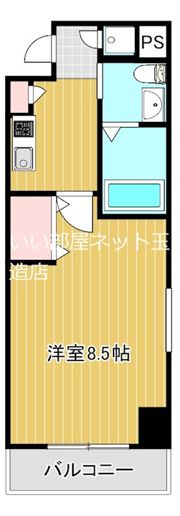 エムズコート今里の間取り画像