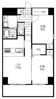 アプローズ今里の間取り画像