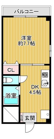 エレガンツフクダの間取り画像