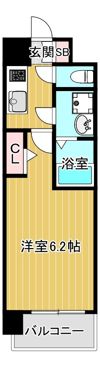 S-RESIDENCE城東SEVERの間取り画像