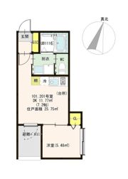 南大阪ミカーサの間取り画像