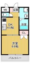 ヒットメゾン大智の間取り画像