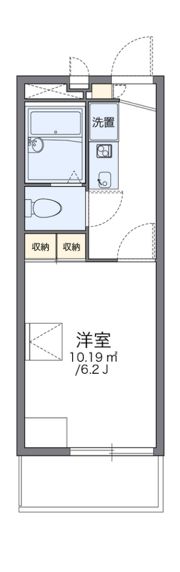 レオパレスクリスタ住吉の間取り画像
