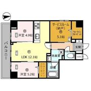 シスネ難波宮の間取り画像