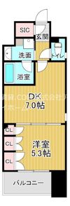 セイワパレス大手前西の間取り画像