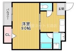 ソリティア桃谷の間取り画像
