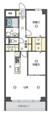 朝日プラザ夕陽ヶ丘の間取り画像