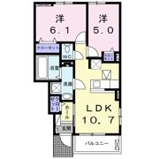 バーレイの間取り画像