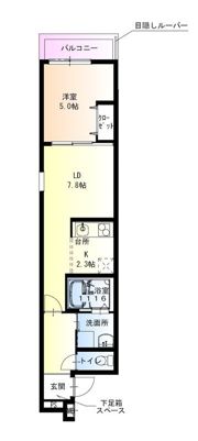フジパレス住之江通III番館の間取り画像