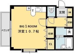 ベルメゾンの間取り画像