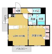 LaCASA石ケ辻の間取り画像