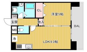ウインズコート今福西の間取り画像