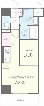 KGソフィアアベノ播磨町の間取り画像