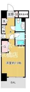 ヴィヴィッド京橋の間取り画像