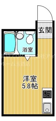 大宝谷六ロイヤルハイツの間取り画像