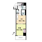 レジデンス朝潮橋の間取り画像