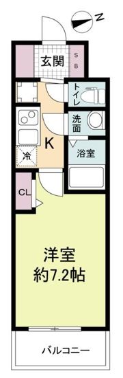 スペーシア日本橋東の間取り画像