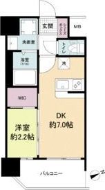 セレニテ難波ミラク壱番館の間取り画像