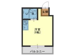 ハイツ中川の間取り画像