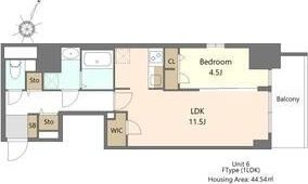 S-RESIDENCE阿波座bouncyの間取り画像