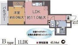 ディオスカーボ難波の間取り画像