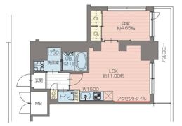 プレジオ恵美須2-8Fの間取り画像