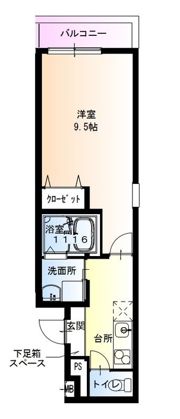 フジパレス小阪II番館の間取り画像
