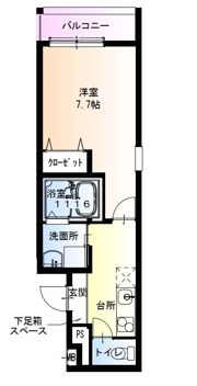 フジパレス小阪II番館の間取り画像