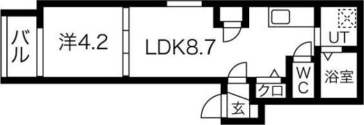 ルミエール鴻池新田の間取り画像