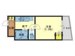 U-ro玉造の間取り画像