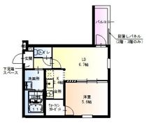 フジパレス清水丘V番館の間取り画像