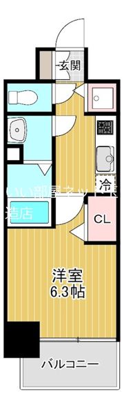 プレサンス高津公園ディオの間取り画像