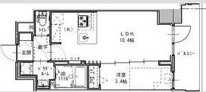 S-RESIDENCE堺筋本町Deuxの間取り画像