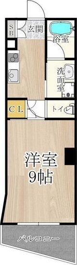 CITY SPIRE美章園の間取り画像
