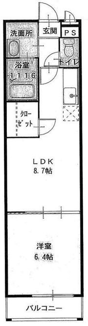 フジパレス城東永田の間取り画像