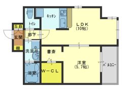 アビエール松屋町の間取り画像