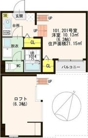 stage 梅園の間取り画像