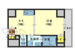 グランカーサ天王寺EASTの間取り画像