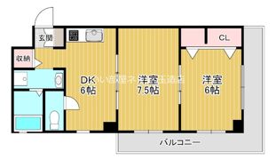ジェイプライド今里南の間取り画像