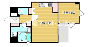 FLAT INN UESHIOの間取り画像