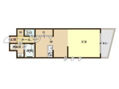 セレッソコート上本町EASTの間取り画像