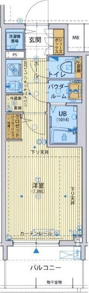 サムティ江戸堀ASUNTの間取り画像
