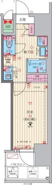 ファーストフィオーレ九条IIの間取り画像