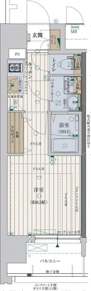 ファーストフィオーレ難波クレシアの間取り画像