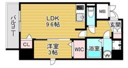 ミラージュパレス天満橋の間取り画像