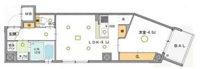 リエット元町の間取り画像