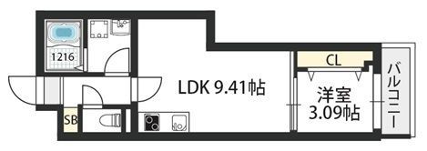 GRAND STEADY西田辺の間取り画像