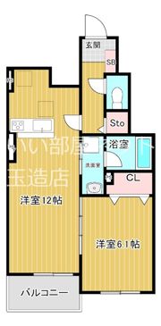 仮称）深江南2丁目プロジェクト北棟の間取り画像