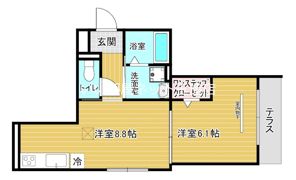 ソルプレーザ玉造の間取り画像