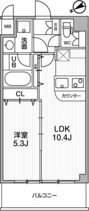 SKRESIDENCES城北の間取り画像